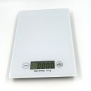 Digitálna kuchynská váha so sklenenou plochou do 5kg biela