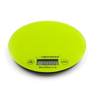 Esperanza EKS003G Digitálna kuchynská váha do 5kg/1g zelená