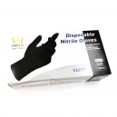 BRELA Pro Care M Nitrilové rukavice čierne nepúdrované D5000