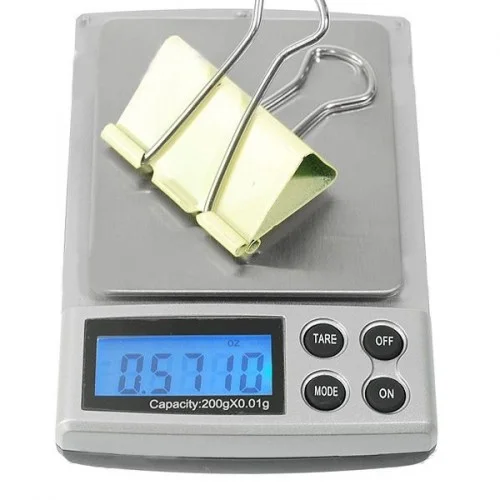 Presná digitálna vreckový váha max 200g presnosť 0,01g